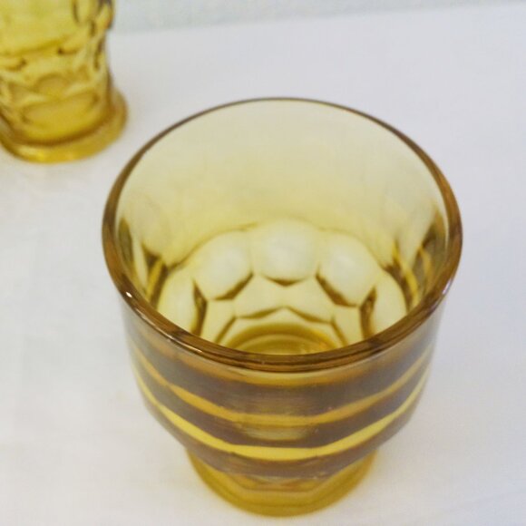 Midcentury Viking Moser Honey Shaded Tumblers, Set of 5 - Picture 4 of 4